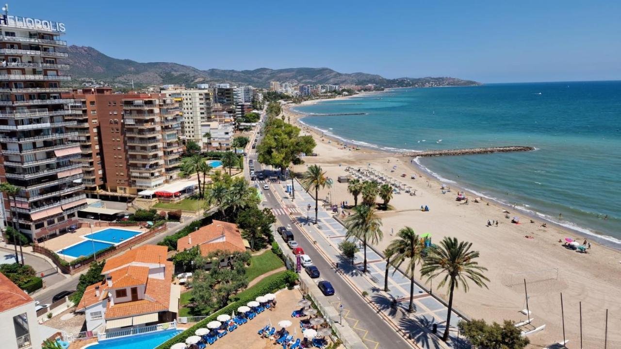 Apartamento De 1 Habitacion Frente Al Mar Y Con Piscina Apartment Benicassim Bagian luar foto