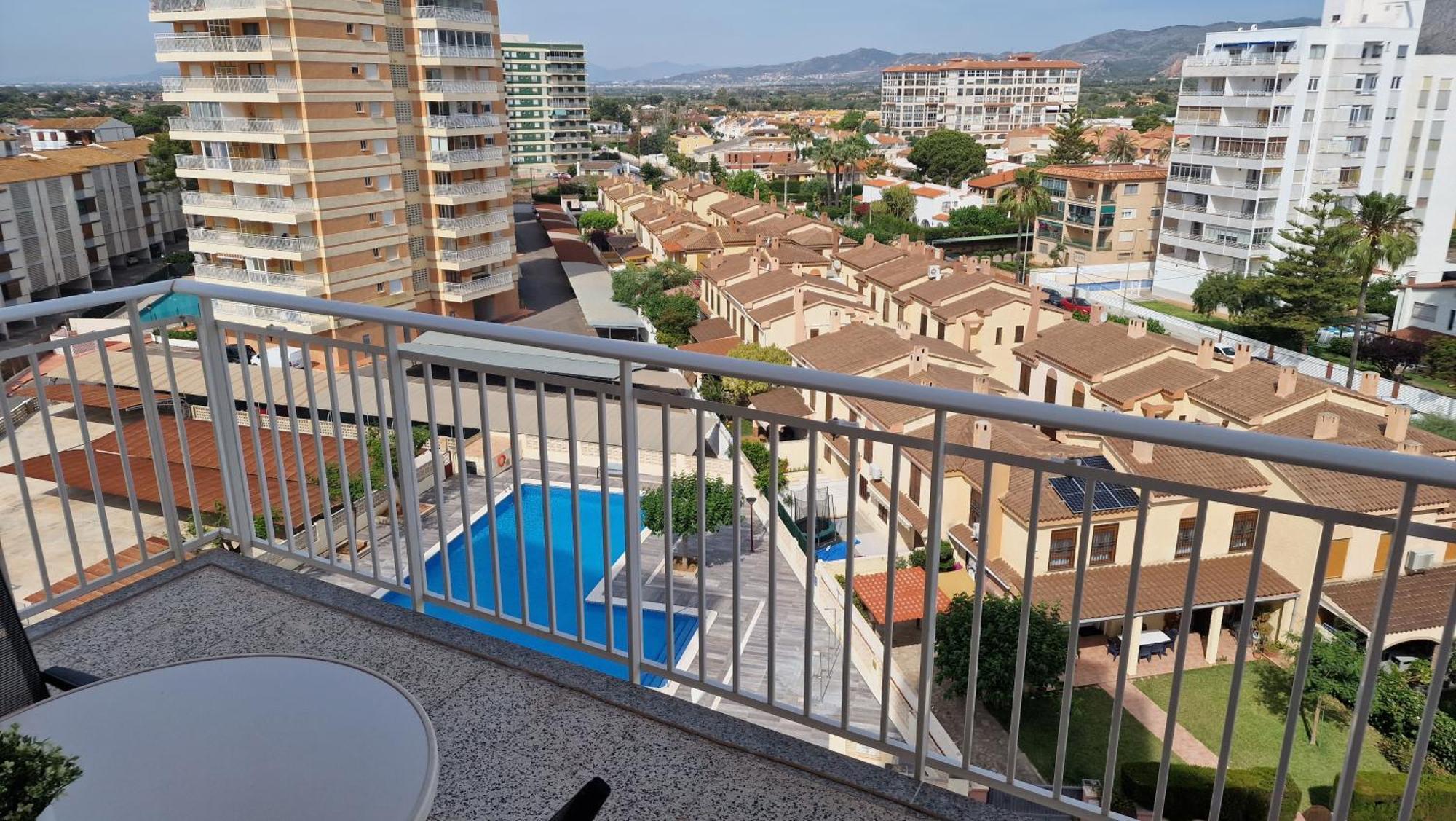 Apartamento De 1 Habitacion Frente Al Mar Y Con Piscina Apartment Benicassim Bagian luar foto